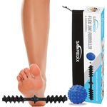 Sanmedix Fußmassagegerät Fußroller 3in1 - Mobilisation, Fußtrigger & Massage, Linderung bei Plantarfasziitis, Fersensporn & Hallux Valgus