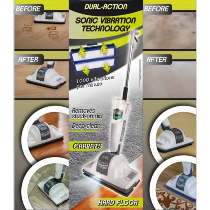 Best direct Vibratwin, Dampfreiniger mit Schallwäschetechnologie, Weiss – Bild 6