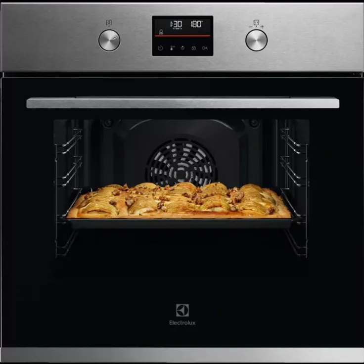 AEG Electrolux KOFFP46BX Einbaubackofen mit Pyrolyse Selbstreinigung, Touch-Bedienung und Grillfunktion