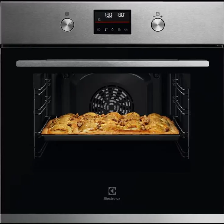 AEG Electrolux KOFFP46BX Einbaubackofen mit Pyrolyse Selbstreinigung, Touch-Bedienung und Grillfunktion