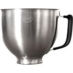 Kitty Professional Edelstahl Rührschüssel Super Bowl mit Messskalen, spülmaschinenfest, Brushed Steel