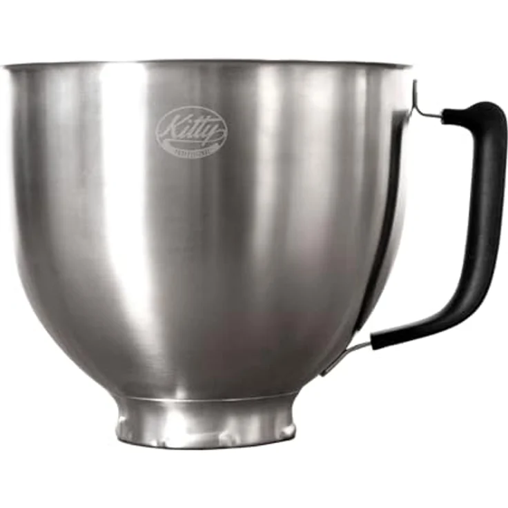 Kitty Professional Edelstahl Rührschüssel Super Bowl mit Messskalen, spülmaschinenfest, Brushed Steel – Bild 1