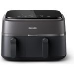 Philips Dual Basket Airfryer 3000-Serie, 9L, 2 Schubladen, Rapid Air Technologie, HomeID-App, 90% Weniger Fett, Energiesparend