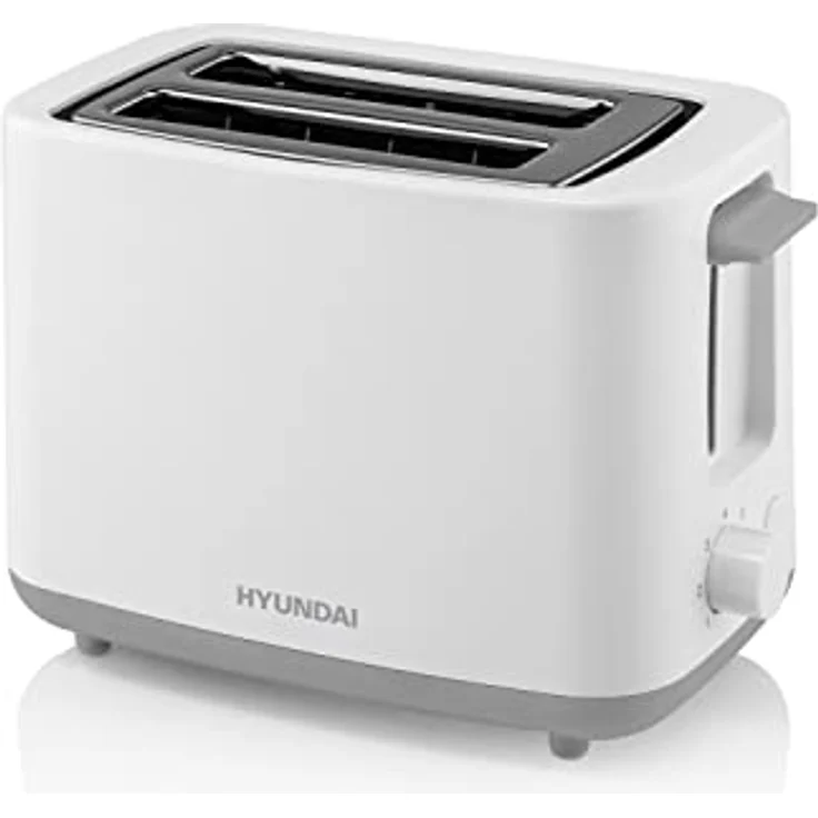 HYUNDAI Toaster TO261 I 700 W I 2 Scheiben I 7 Stufen I Krümelschublade I Stopfunktion I Gleichmäßiges Toasten – Bild 1