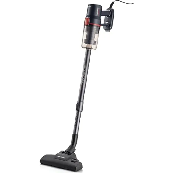 Ariete Handy Force One 2708, Elektrobesen mit Zyklontechnologie und HEPA-Filter, Schwarz