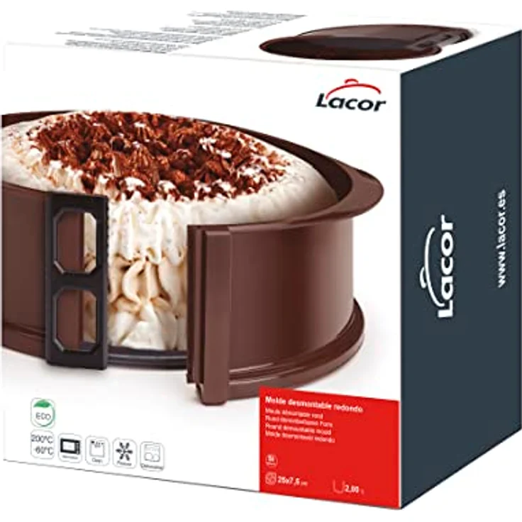 Lacor 66775 Springform, Silikon, 25 cm – Bild 7