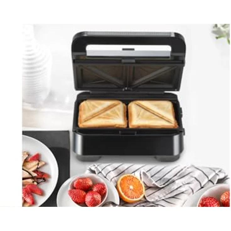 Braun Sandwichmaker Braun SM5000BK Sandwich Maker und Grill. Multifunktionaler Kontaktgrill und Waffeleisen in elegantem Schwarz – Bild 5