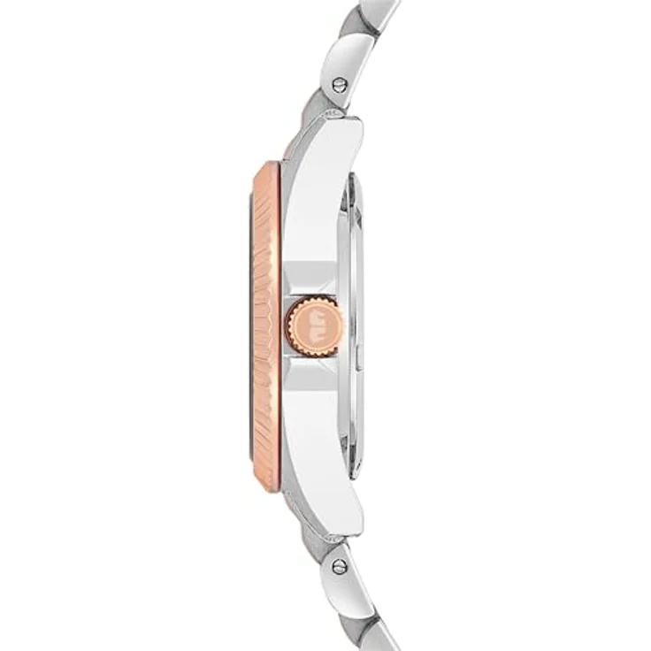 Rhodenwald & Söhne Quarzuhr Cassina silber/roségold, Edelstahl-Armband, Perlmutt-Zifferblatt, Obélisque-Zeiger, 5 ATM wasserdicht – Bild 5
