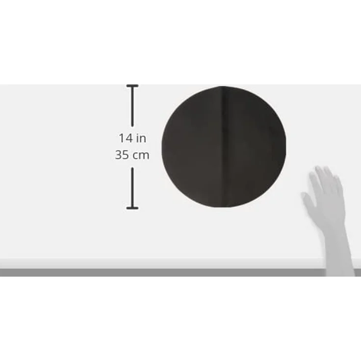 ASA Leder Tischset, PVC, schwarz, 38cm – Bild 4