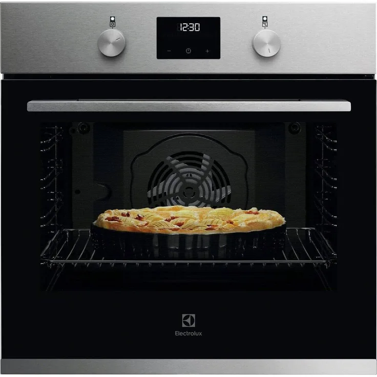 Electrolux KODGS24TX2, Elektrischer Einbaubackofen mit 72 l Garraum, Edelstahl, Digitaltimer, A+ Energiekategorie