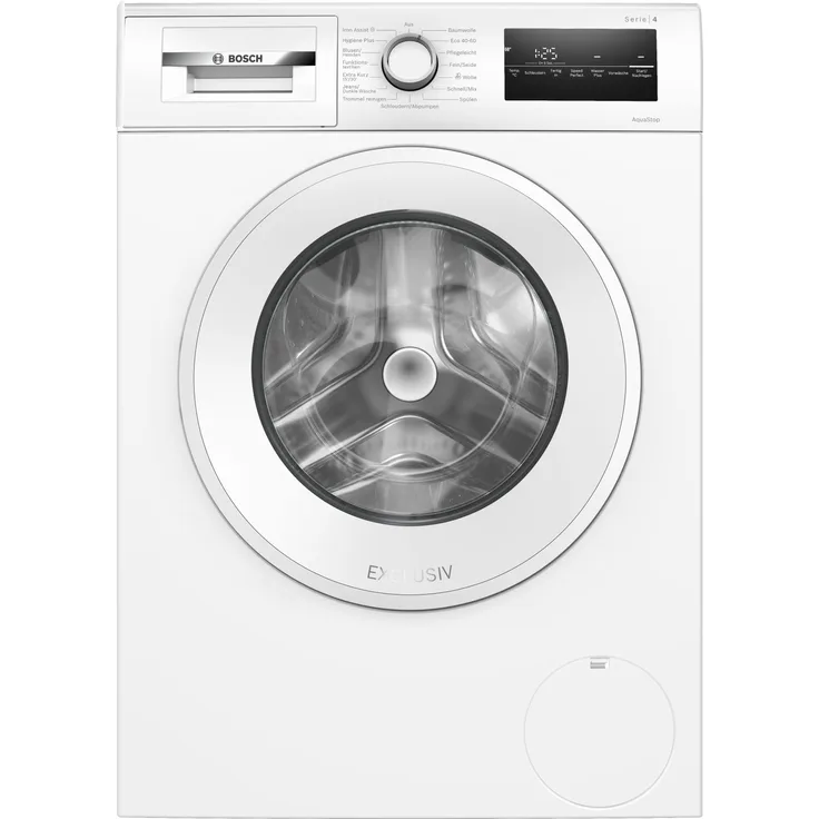 Bosch Exclusiv WAN2829E, Frontlader Waschmaschine mit 8 kg Fassungsvermögen, 1400 U/min und Iron Assist