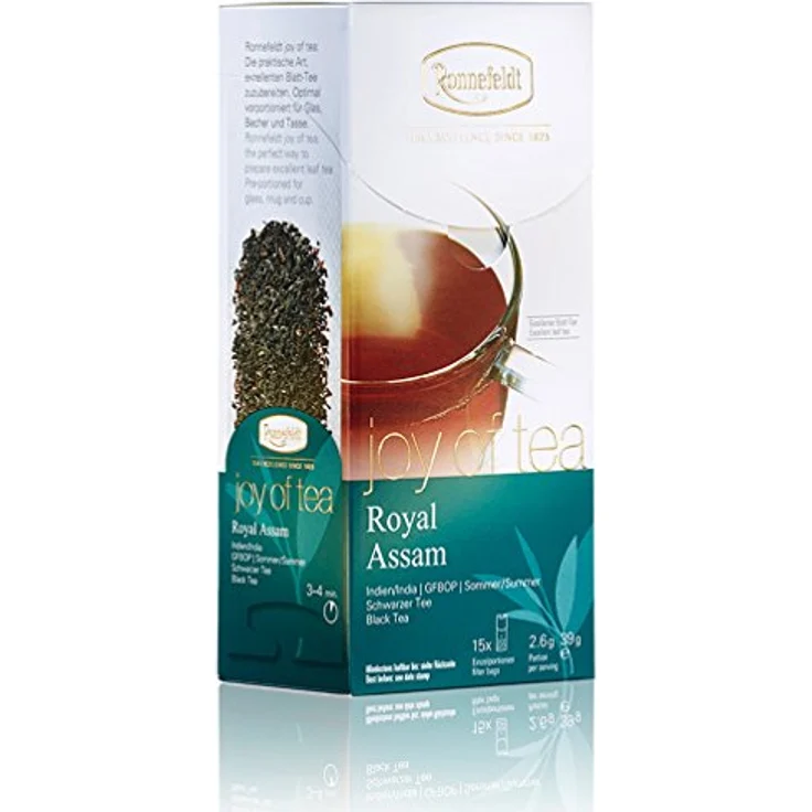 Joy of Tea Royal Assam schwarzer Tee 15 Teebeutel (Caddy) 39g : 1er Packung – Bild 2
