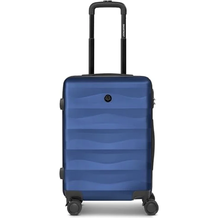 Smartbox Edition 03, 4-Rollen Kabinentrolley 55 cm, Blau, aus robustem ABS mit Zahlenschloss und Wäschefach, (41 l) – Bild 1