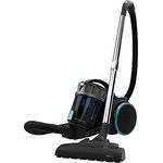 Cecotec CONGA ROCKSTAR MULTICYCLONIC XL ANIMAL PLUS, beutelloser Multizyklon-Staubsauger mit 800W, Schwarz/Blau, für Tierhaare, 4L Staubbehälter, inkl. Mopp-Zubehör