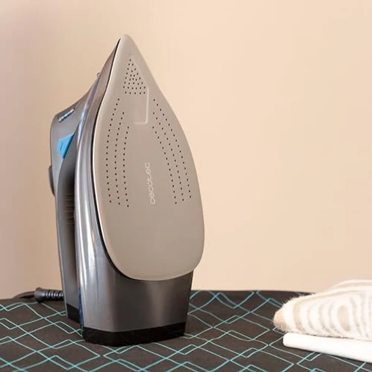 Cecotec IronHero 3200 Smart Absolute, Horizontalbügeleisen mit 3200 W, Power Steam Technologie, Extra-Dampfstoß 270 g/min, LCD Bildschirm, Anti-Tropf-System, Cyclo Clean – Bild 5