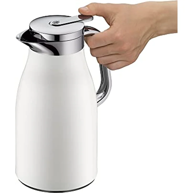 alfi Isolierkanne SKYLINE, 1,0 Liter, alpinweiß matt – Bild 4