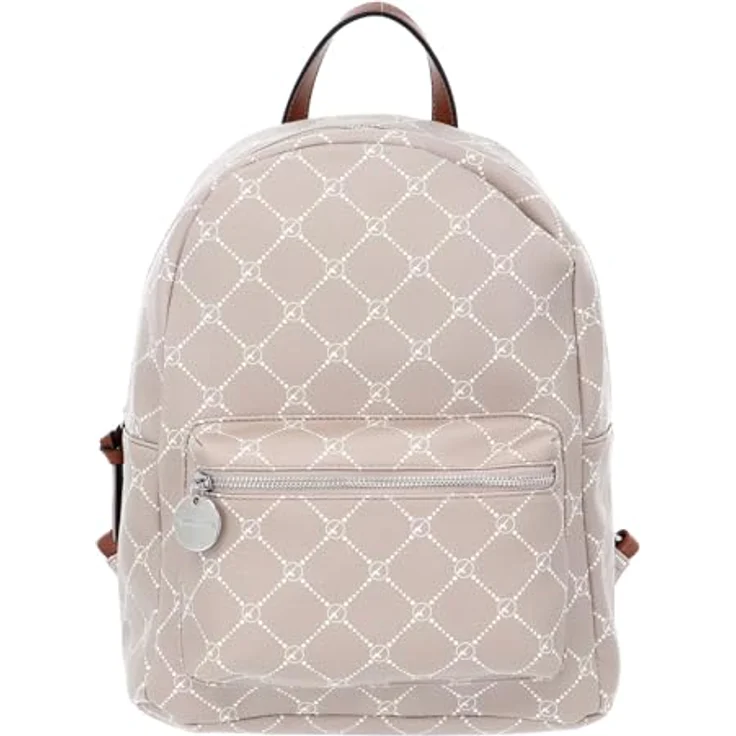 Tamaris Anastasia Classic City Rucksack, 34 cm, beige, 100% Kunstleder, 28 x 12 x 34 cm – Bild 1