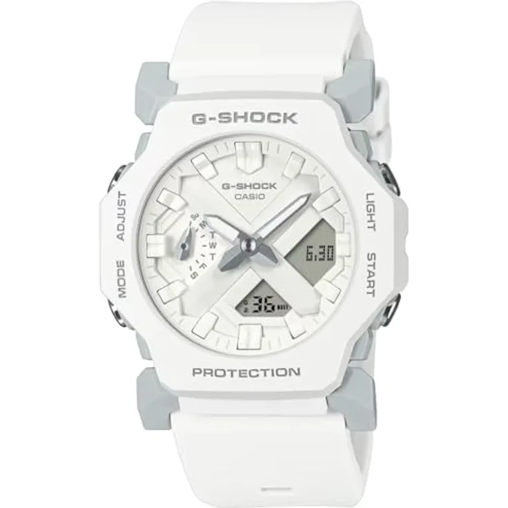 Casio G-Shock Mod. Slim Classic GA-2300-7AER, Armbanduhr in Weiß