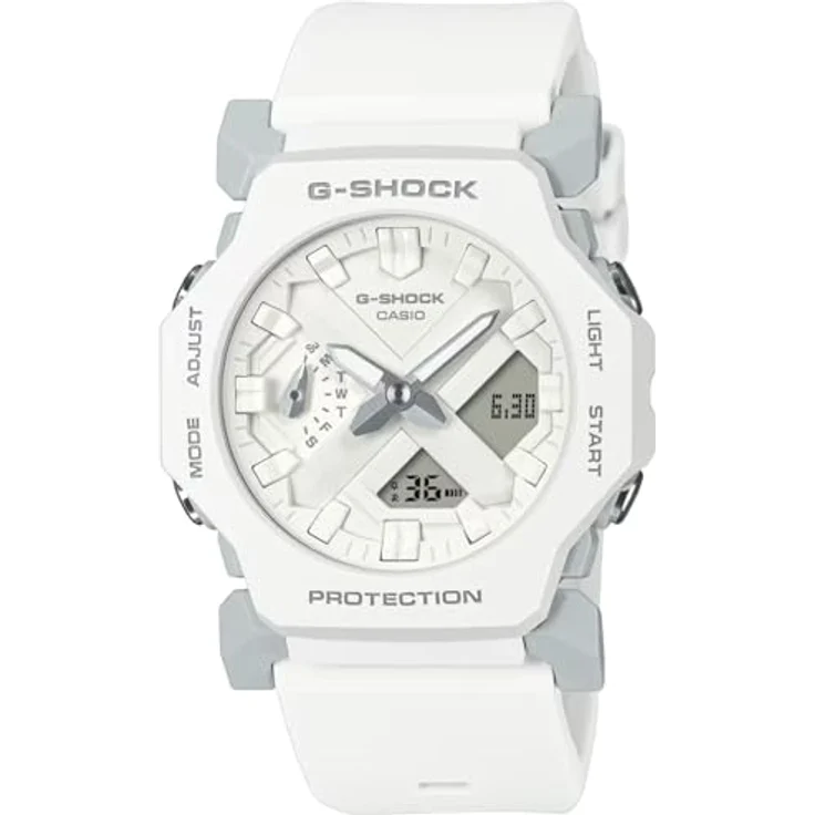 Casio G-Shock Mod. Slim Classic GA-2300-7AER, Armbanduhr in Weiß – Bild 1