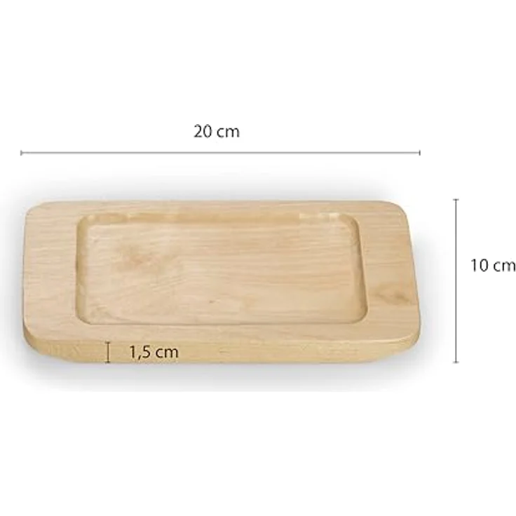 ECHTWERK Auflaufform, Gusseisen, Mini-Auflaufform mit Servierbrett, für Backöfen, Grill, BBQ – Bild 4