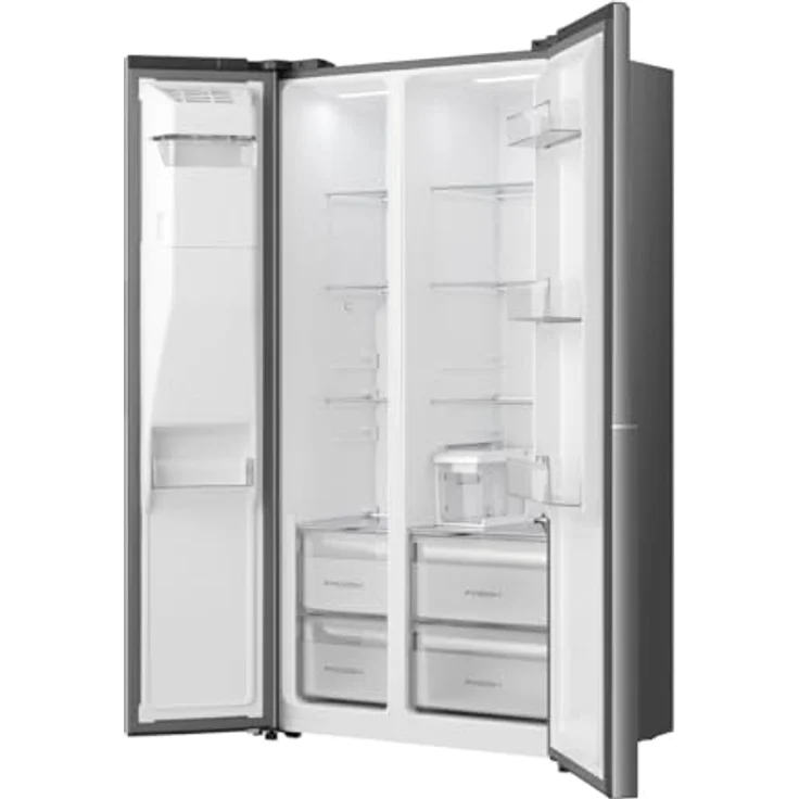 Gorenje NRS917E61X, freistehender Side-by-Side Kühlschrank, Edelstahl, 178.6 x 91.1 x 61.5 cm – Bild 9