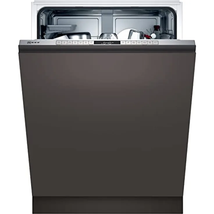 Neff S255YAX01E XXL-Geschirrspüler N70, Vollintegrierte Spülmaschine mit Besteckkorb, 60 cm, InfoLight, Zeolith Trocknen, Chef70, Favorit, HomeConnect