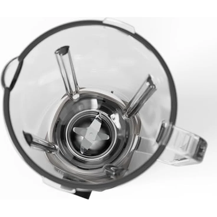 Black+Decker Standmixer BXJB1201E, Edelstahl, 1200 Watt, 8 Geschwindigkeitsstufen, 2,2 Liter Glaskrug, 3 Programme, EASY CLEAN Klingen – Bild 4