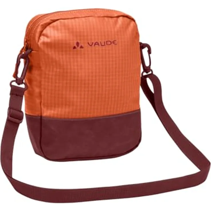 Vaude CityBen Umhängetasche, praktische 17 cm Handtasche mit gepolstertem Smartphonefach, braun