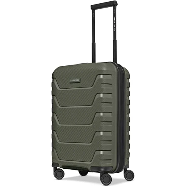 SMARTBOX Hartschalen Kabinen-Koffer | Kleiner Trolley 37 x 23 x 55 cm | Polypropylen | 4 Doppelrollen & TSA-Schloss | 2,9 kg | Edition 01 – Bild 1