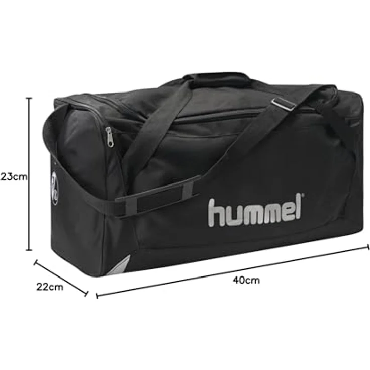 HUMMEL Sporttasche Core Sports, Reißverschlusstasche für Erwachsene, Schwarz – Bild 6