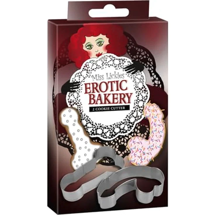 Erotic Bakery - penisförmige Ausstechformen, 2er-Set Keksausstechformen, perfekte Geschenkidee – Bild 7