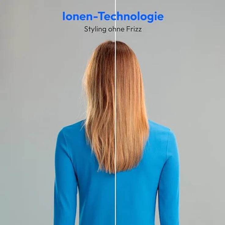 Medion® Glätteisen Haarglättbürste HB1 (MD19859) Keramik-Turmalin, Ionen-Technologie, weiß – Bild 3