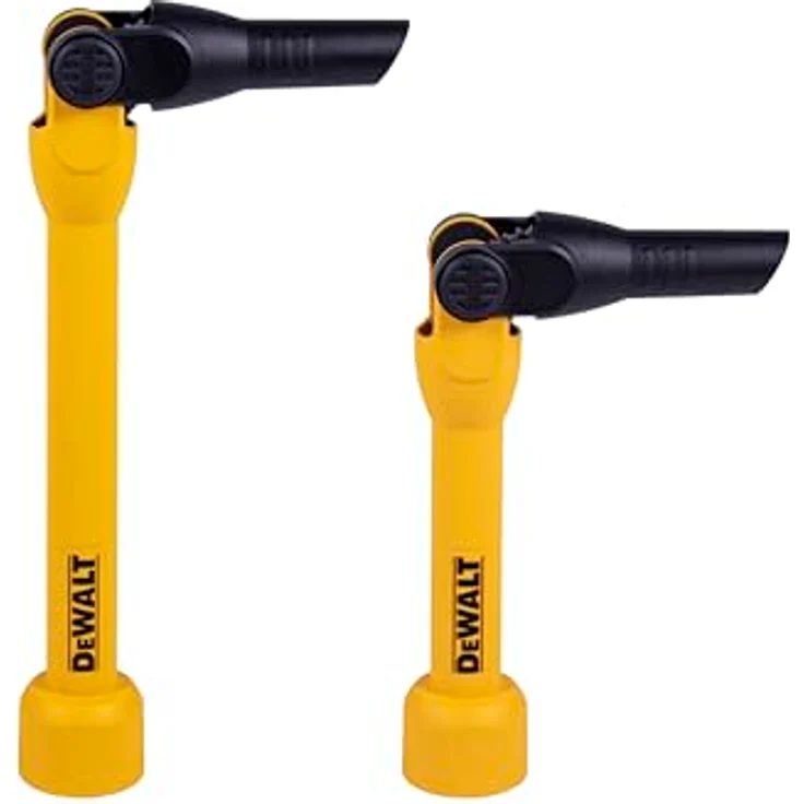 DeWalt DXVA00-1200E, Sauger-Verlängerungsrohr (2-tlg.) mit 180°-Gelenk und 5 Rastpositionen für schwer erreichbare Bereiche – Bild 4
