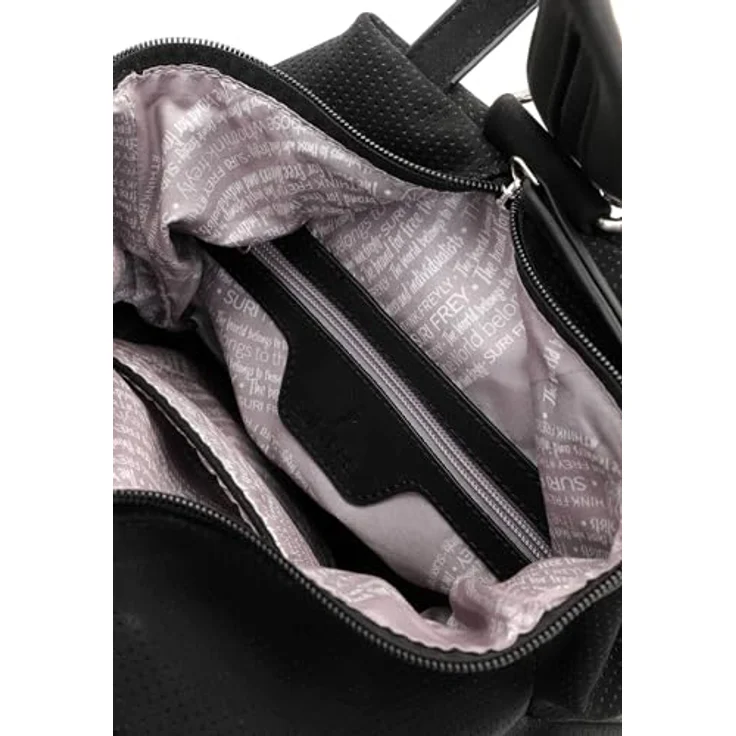 Suri Frey SFY Romy City Rucksack, 33 cm, schwarz, 100% Polyester, 30 cm x 18 cm x 33 cm – Bild 7