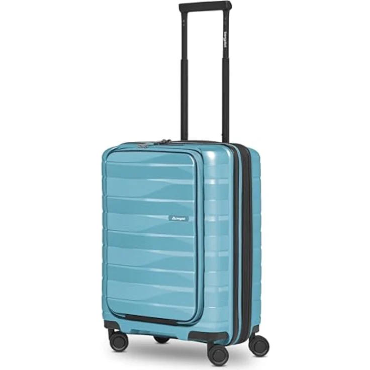Bergpfeil Handgepäck Trolley mit Laptopfach, ultra-leicht, erweiterbar von 45 auf 55 Liter, 40 x 23 x 55 cm, nur 3,06 kg – Bild 1