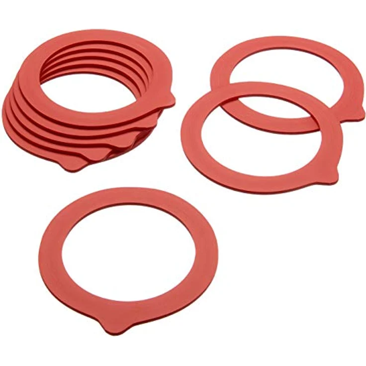Viva-Haushaltswaren 10 Weckringe - Gummiringe - Einmachringe 75x101mm – Bild 3