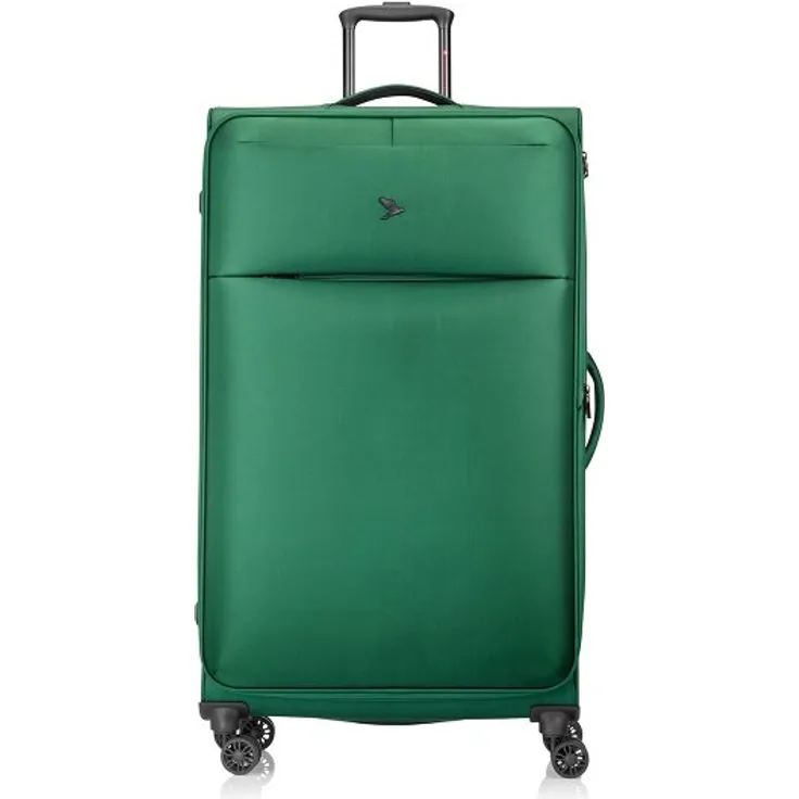 Pack Easy GoUp 4 Rollen Trolley XL 90 cm, Dehnfalte, grün, 100% Polyester