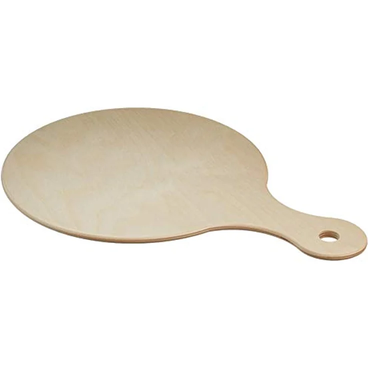 DEMOLLI fsc-10454 Schneidebrett mit Griff für Pizza, Polenta, Aperitifs, Holz Buche, Natur – Bild 2
