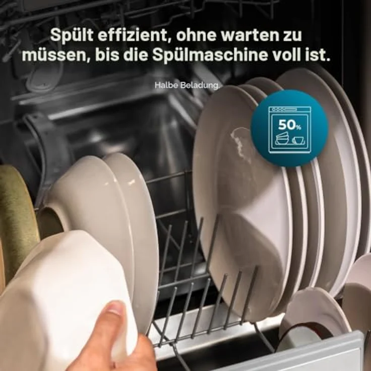 Cecotec Bolero Aguazero 6320, Geschirrspüler aus Edelstahl mit 15 Maßgedecken und 8 Waschprogrammen, inklusive Smart Wash-Technologie und Turbo Dry+ – Bild 11