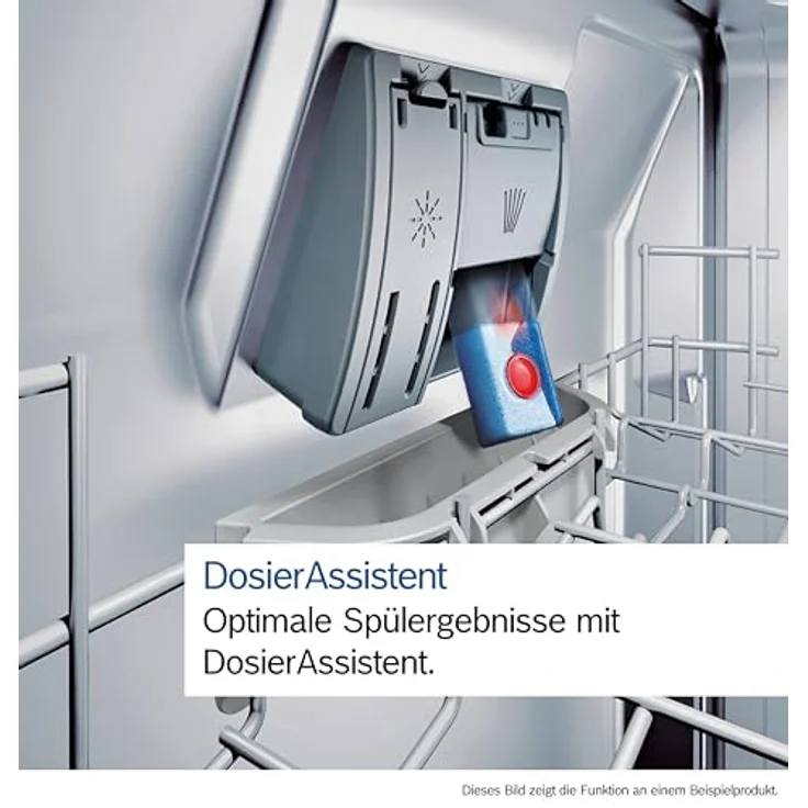 BOSCH SMI4HVS14E Serie 4, teilintegrierbarer Geschirrspüler, 598 mm, 46 dB (A), C, gebürsteter Stahl, VarioFlex-Körbe, Home Connect-App – Bild 5