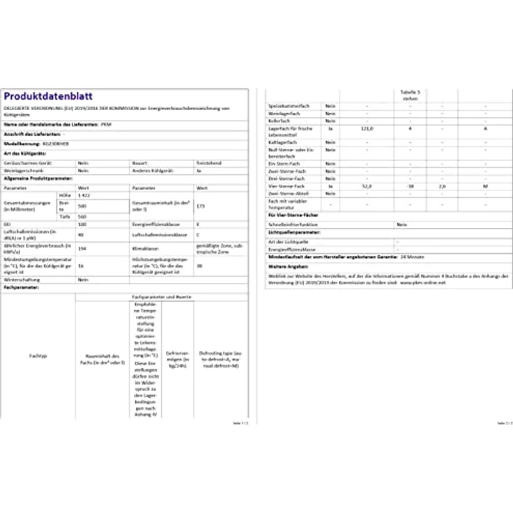 PKM Kühlgefrierkombination KG230KHEB schwarz 173L Kühlschrank LED mit optischem Warnsignal und Griffloses Design – Bild 4