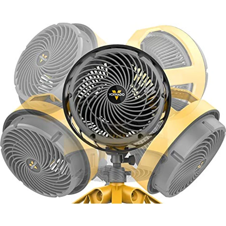 Vornado Heavy Duty EXO5 Standventilator 37.2W Gelb,Grau – Bild 2