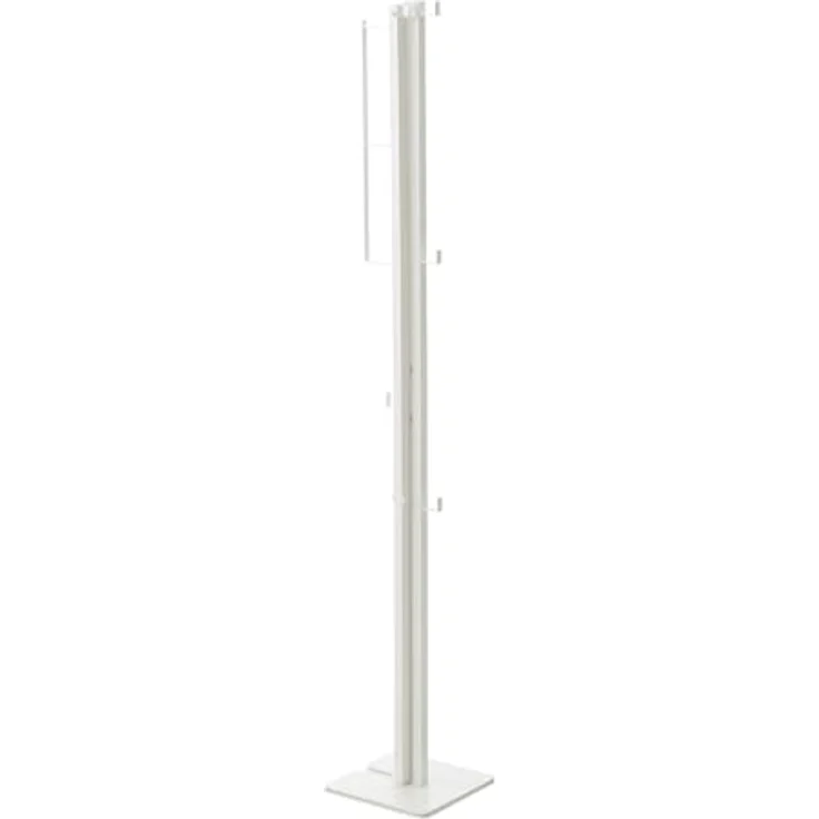 Yamazaki Wäscheständer "Tower" Design Kleiderständer 175x160x25cm, zusammenklappbar, freistehend, Trockenständer, weiß – Bild 13