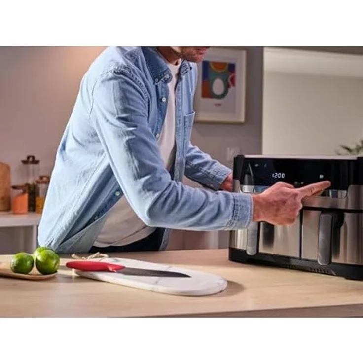 Moulinex Dual Easy Braten & Grillen YY5233FB, Fritteuse mit Brat- und Grillfunktion – Bild 4