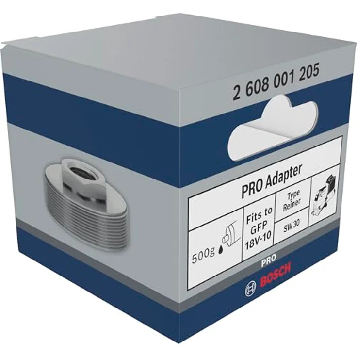 Bosch PRO Adapter für Fettpresse, für 500 g Schraubkartuschen, effizientes und sauberes Befüllen – Bild 2
