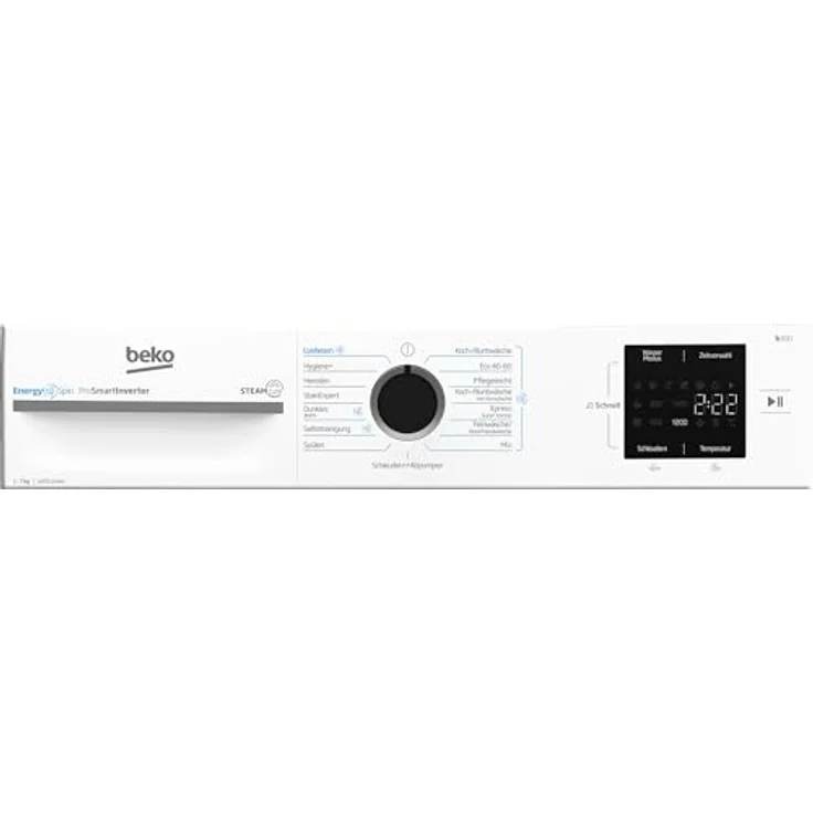 Beko BM3WFU4741W1 Waschmaschine, 7kg Frontlader mit SteamCure, Coldwash und ProSmart Inverter Motor, Weiß – Bild 9