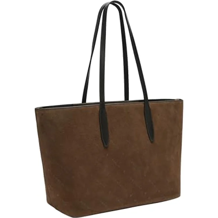 Liebeskind Monogram Shopper Tasche aus 100% Leder, 47 cm, braun – Bild 3