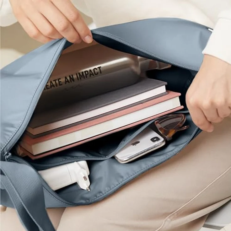 Got Bag Moon Bag Umhängetasche, 45 cm, blau, 100% Polyester – Bild 4