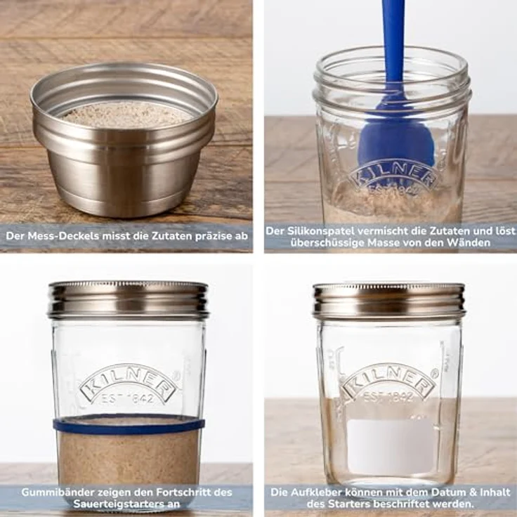 Kilner | Sauerteig-Starter-Set Glas 0,35l – Bild 8