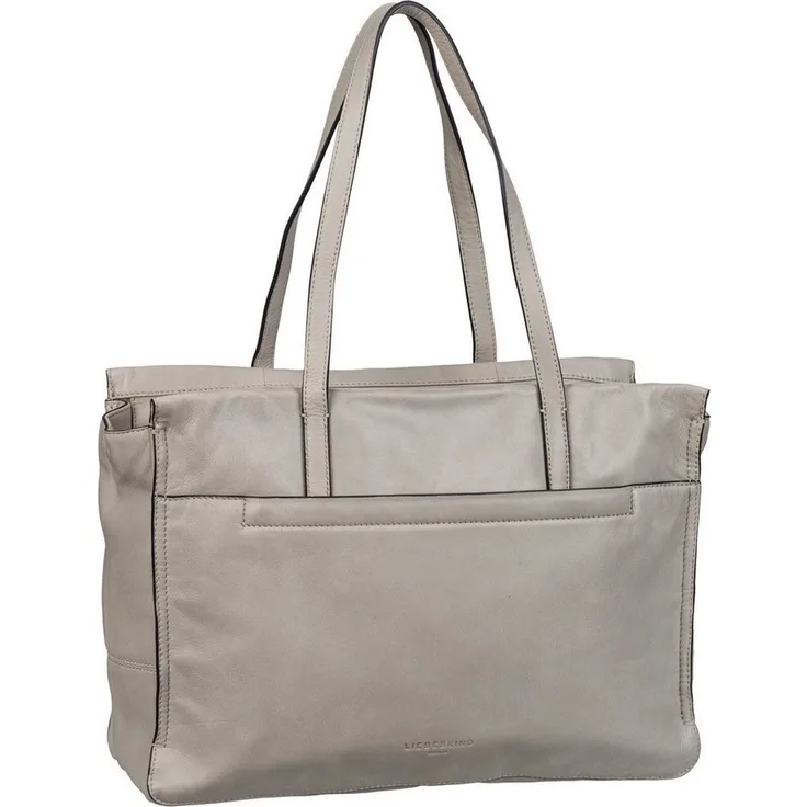 Liebeskind Berlin Shopper Sky L, Damenhandtasche aus fein genarbtem Schafsleder